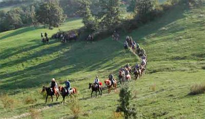 A cavallo nel Montefeltro