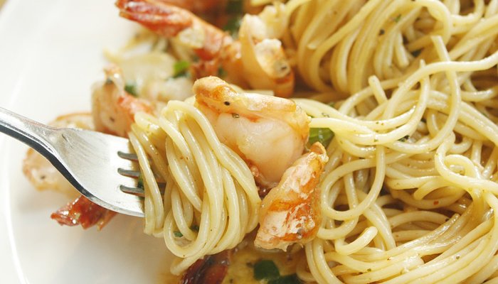 spaghetti con il pesce nei ristoranti Riccione