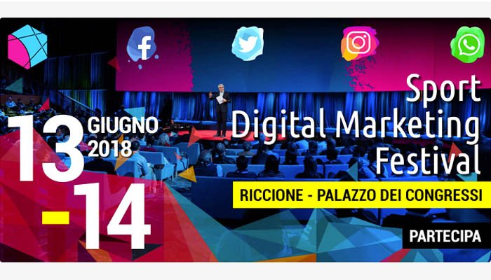 Locandina dell'evento - Sport digital Marketing festival
