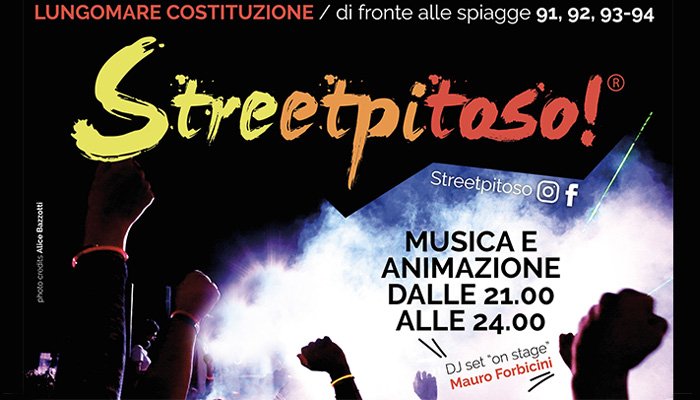 Streetpitoso: musica e animazione fino a mezzanotte